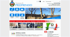 Desktop Screenshot of comune.pedrengo.bg.it