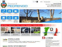 Tablet Screenshot of comune.pedrengo.bg.it